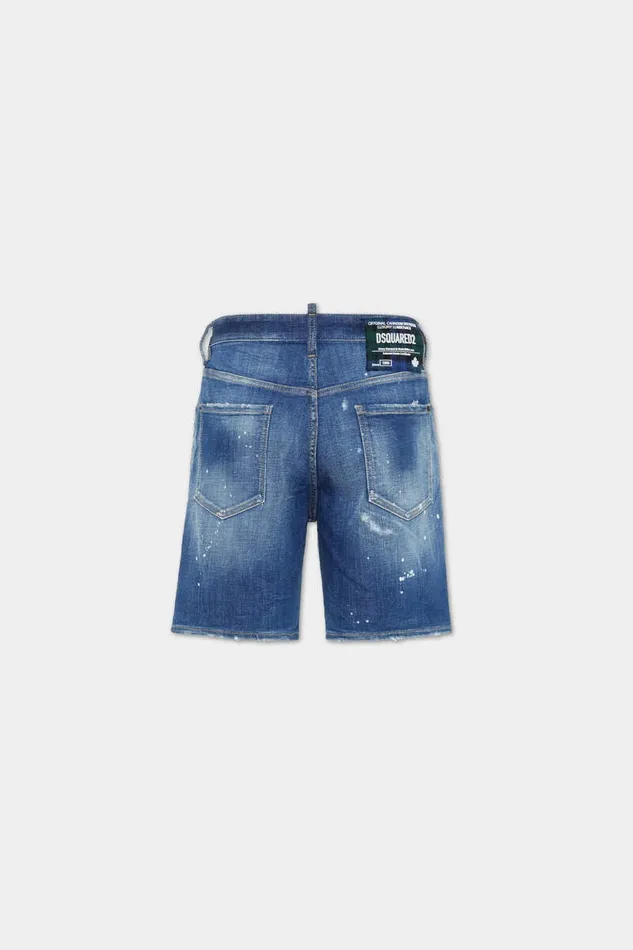 Dsquared2 Shorts Light Heritage Wash Marine Shorts Navy 8211 Men