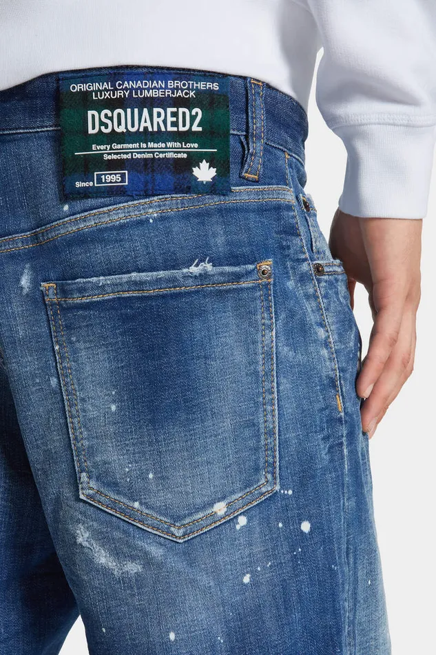 Dsquared2 Shorts Light Heritage Wash Marine Shorts Navy 8211 Men