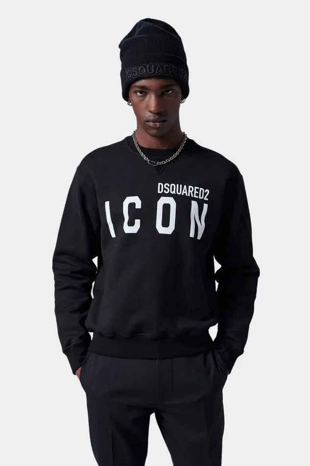 Dsquared2 Sweatshirts Be Icon Cool Sweatshirt Bwhite 8211 Men