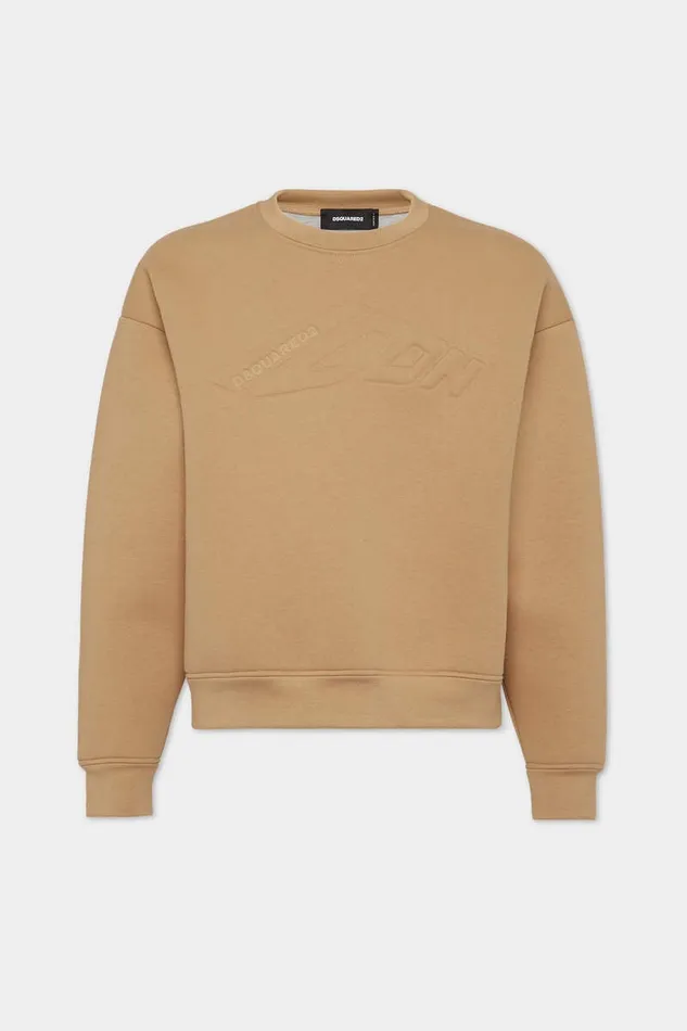 Dsquared2 Sweatshirts Icon New Generation Double Fleece Fit Sweatshirt Camel 8211 Men Dsquared2 Sweatshirts Icon New Generation Double Fleece Fit Sweatshirt Camel 8211 Men