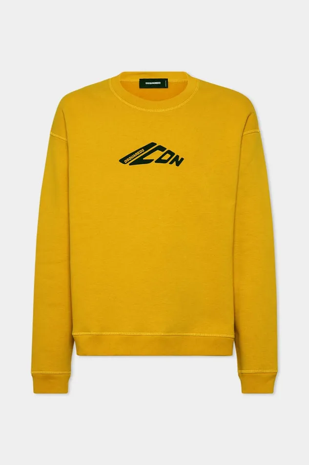 Dsquared2 Sweatshirts Icon New Generation Relax Fit Sweatshirt Sunflower 8211 Men Dsquared2 Sweatshirts Icon New Generation Relax Fit Sweatshirt Sunflower 8211 Men