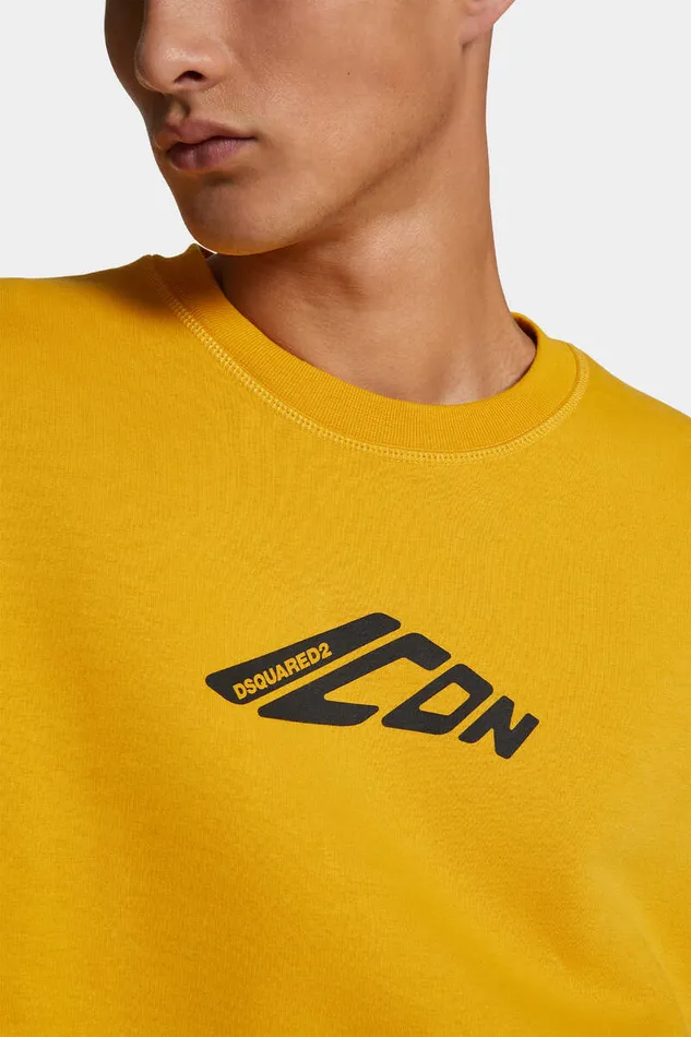 Dsquared2 Sweatshirts Icon New Generation Relax Fit Sweatshirt Sunflower 8211 Men