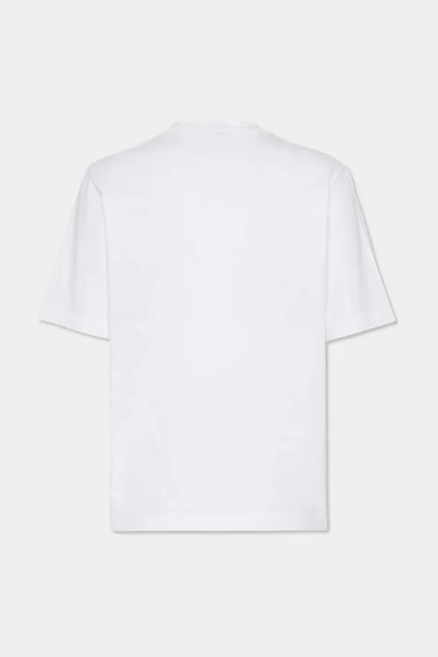 Dsquared2 Tops and TShirts Icon Easy TShirt White 8211 Women