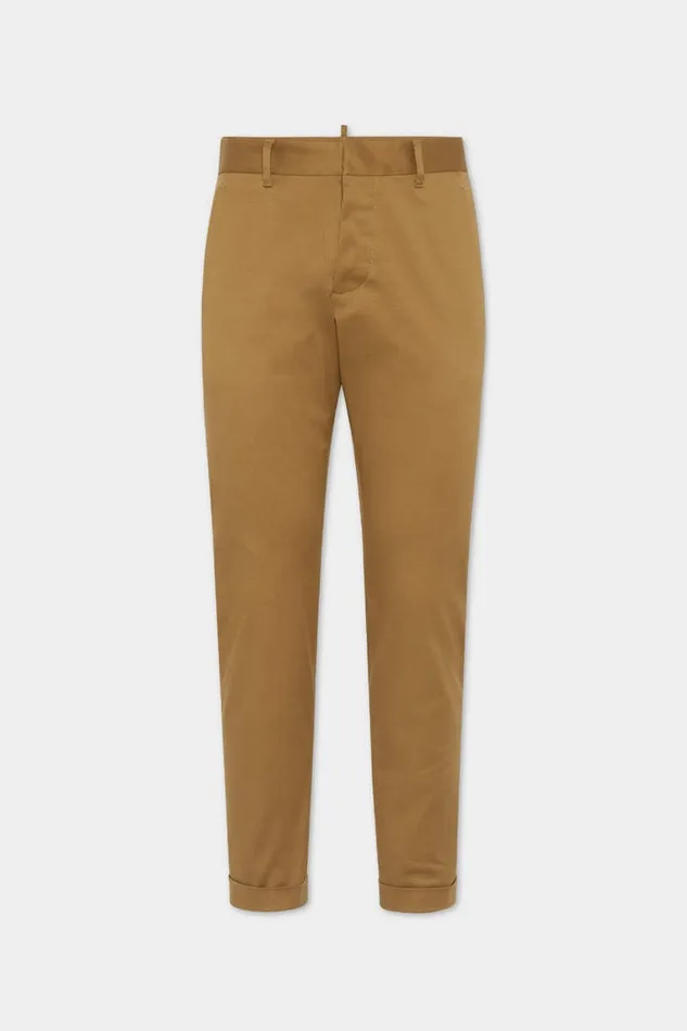 Dsquared2 Trousers Cool Guy FlatFront Pant Camel 8211 Men