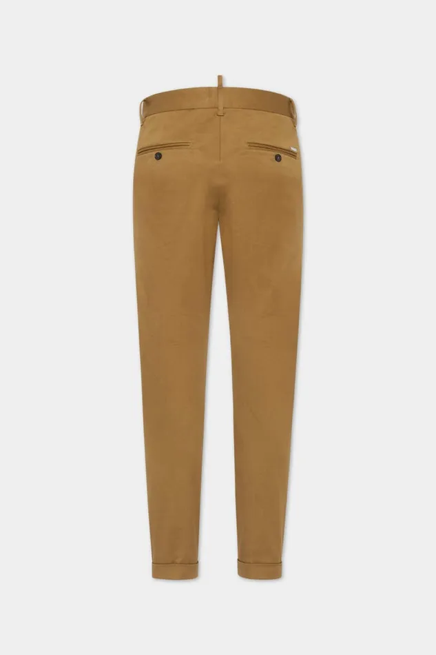 Dsquared2 Trousers Cool Guy FlatFront Pant Camel 8211 Men
