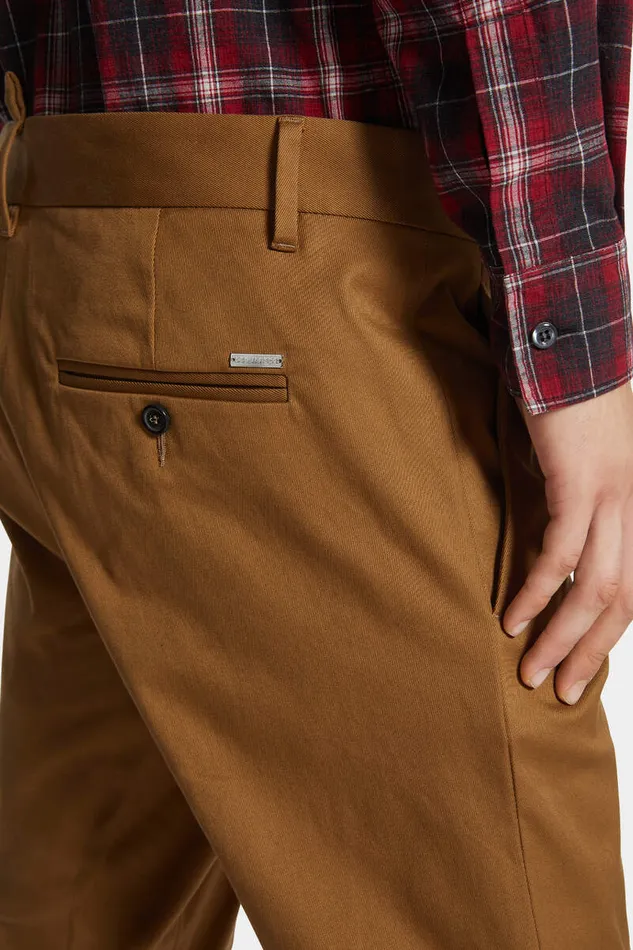 Dsquared2 Trousers Cool Guy FlatFront Pant Camel 8211 Men