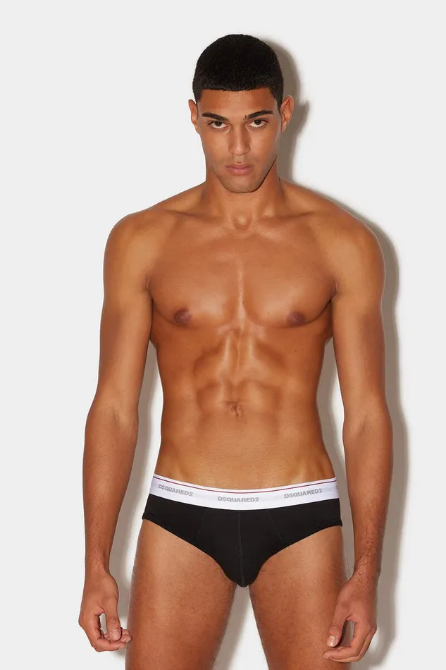 Dsquared2 Underwear Basic Basic Briefs 3Pack Black 8211 Men