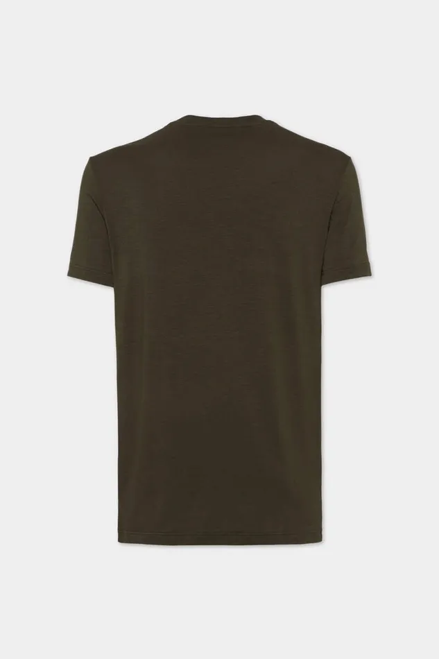 Dsquared2 Underwear Embroidered Logo TShirt Dark Green 8211 Men