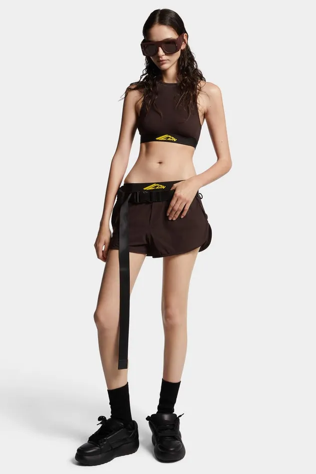 Dsquared2 Underwear Icon New Generation Sports Bra Brown 8211 Women