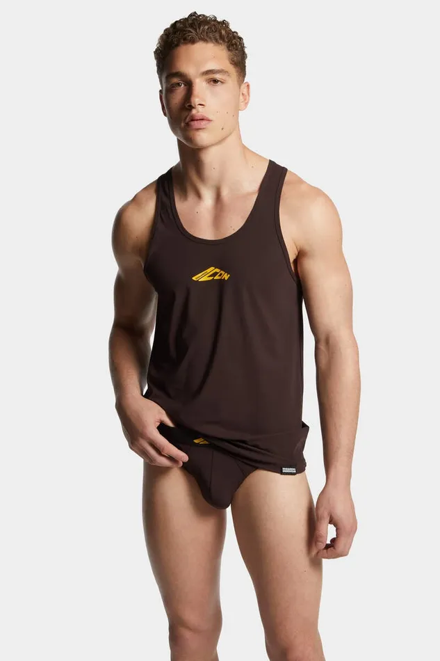 Dsquared2 Underwear Icon New Generation Tank Top Brown 8211 Men