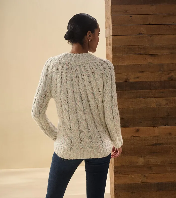 Dylan Cable Knit Sweater 8211 Clear Rainbow Hatley