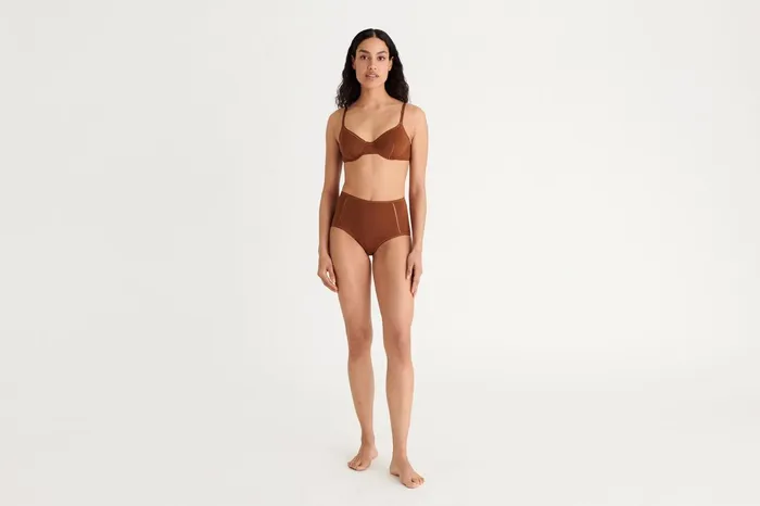ERES Brina Soyeuse HighWaisted Briefs Marmotte 23h Women Briefs