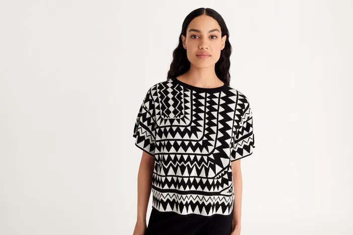 ERES Fleuve TShirt NoirIvoire Women Homewear