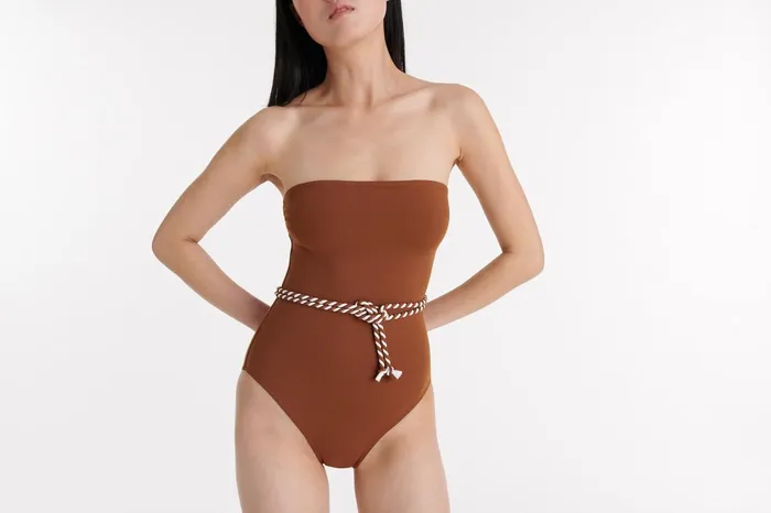 ERES Majorette Bustier OnePiece CarameloPercale Women OnePiece Swimsuits