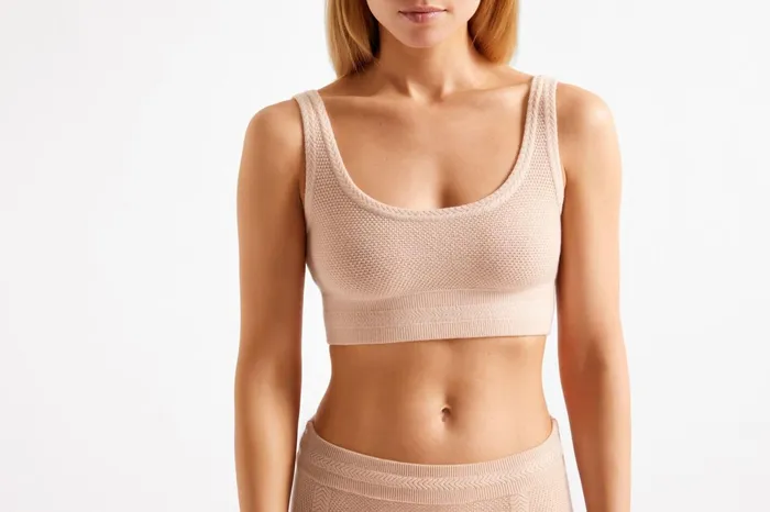 ERES Ombrage Crop Top Bra Calcaire Women Homewear
