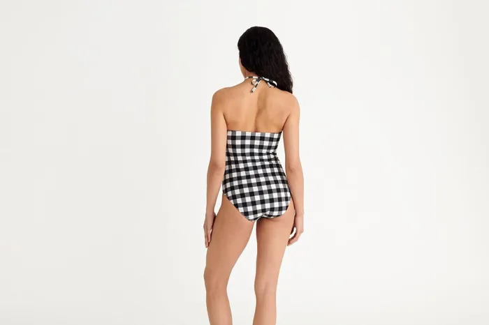 ERES Sphre Bustier OnePiece NoirBlanc 23h Women OnePiece Swimsuits