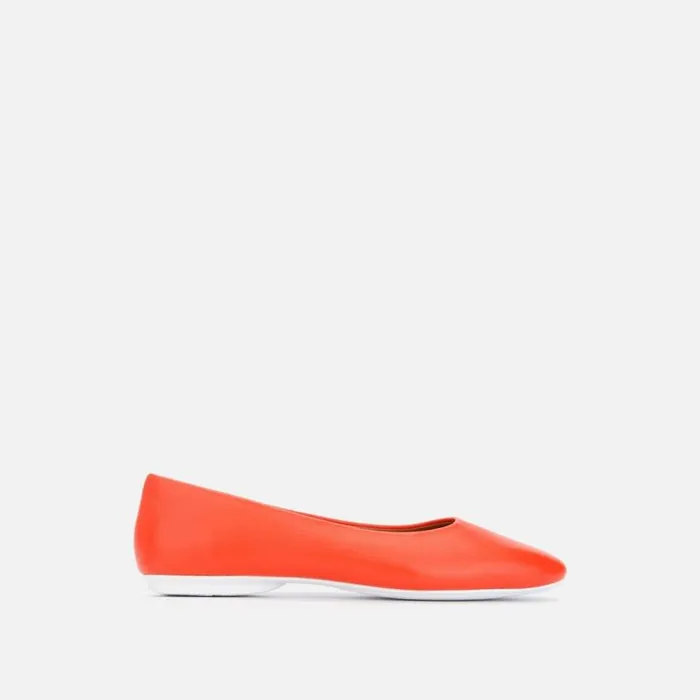 Eugene Travel Ballet Flat Orange Women Kenneth Cole Flats