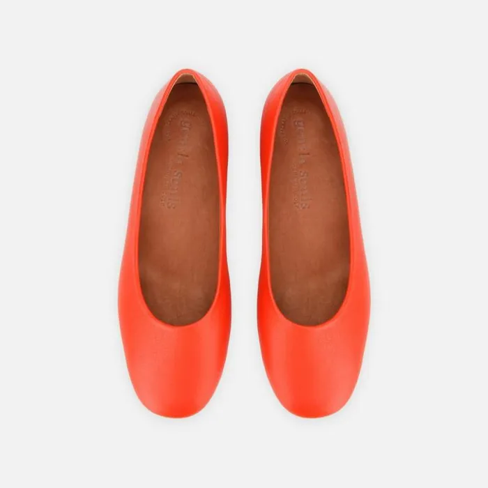 Eugene Travel Ballet Flat Orange Women Kenneth Cole Flats