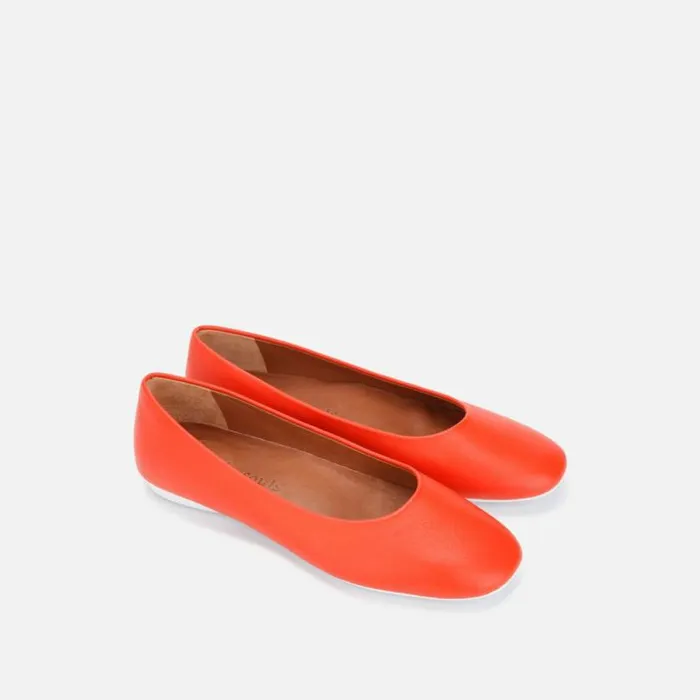 Eugene Travel Ballet Flat Orange Women Kenneth Cole Flats