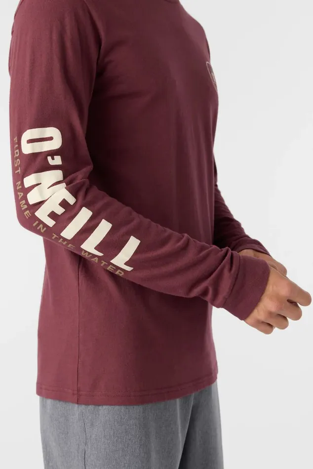 EVENTIDE STANDARD FIT LONG SLEEVE TEE Burgundy Men O039NEILL Clothing