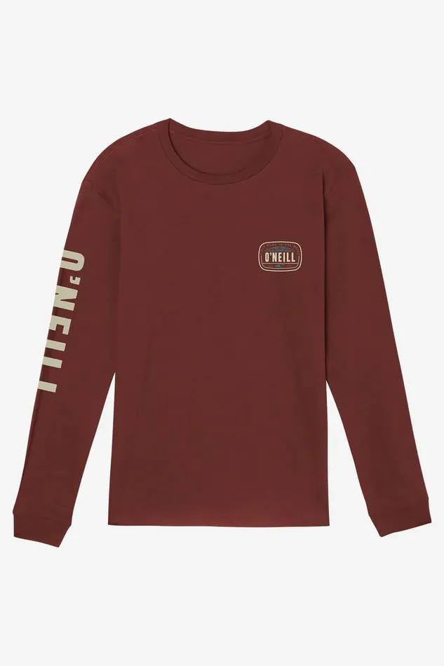 EVENTIDE STANDARD FIT LONG SLEEVE TEE Burgundy Men O039NEILL Clothing