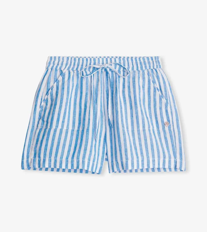 Everywhere Shorts 8211 French Blue Stripes Hatley