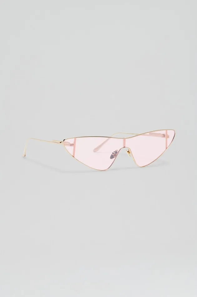 Eyewear Women Scanlan Theodore ST METAL CAT SHIELD SUNGLASSES Lightgold Eyewear Women Scanlan Theodore ST METAL CAT SHIELD SUNGLASSES Lightgold