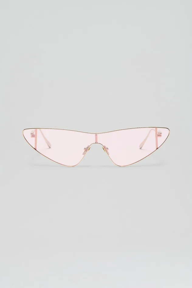 Eyewear Women Scanlan Theodore ST METAL CAT SHIELD SUNGLASSES Lightgold Eyewear Women Scanlan Theodore ST METAL CAT SHIELD SUNGLASSES Lightgold
