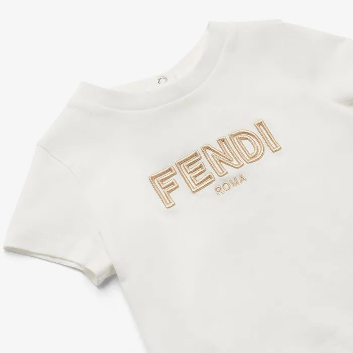 Fendi Baby Girl Baby TShirt Chenille Baby Tshirt 8211 Kids