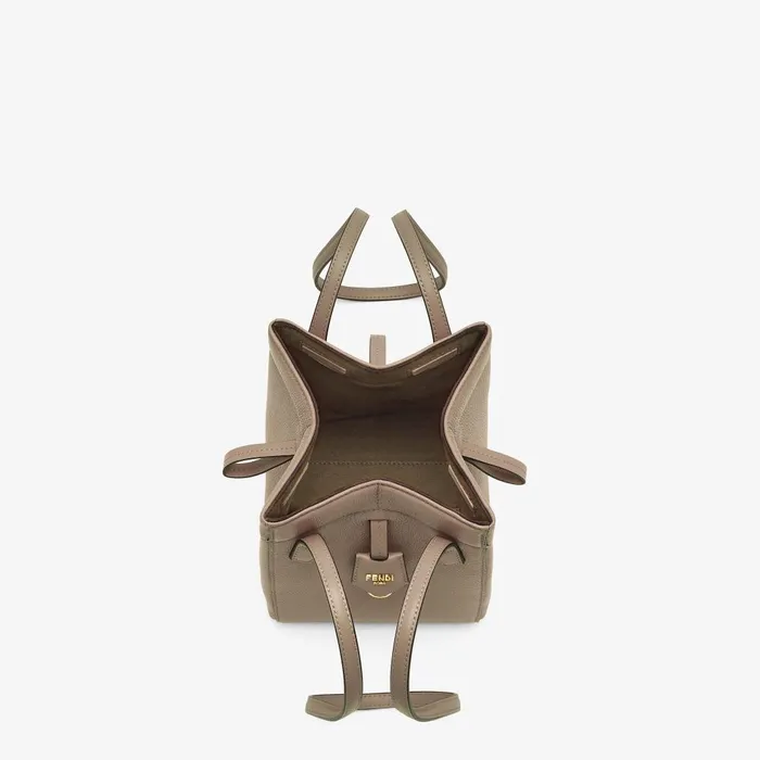 Fendi Bucket Bags Fendi Origami Mini Dove Gray Leather Mini Bag That Can Be Transformed 8211 Women