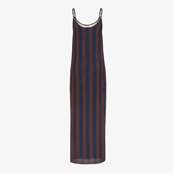 Fendi Dresses and Jumpsuits Dress Brown Pequin Tulle Dress 8211 Women