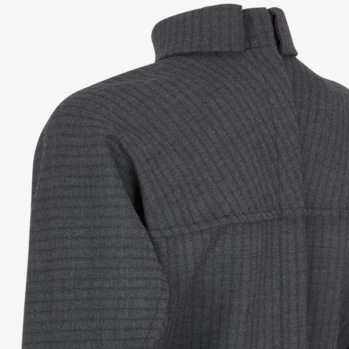 Fendi Dresses and Jumpsuits Dress Gray Pinstriped Wool Dress 8211 Women