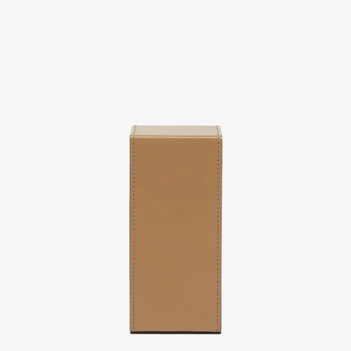 Fendi Fragrances Fragrance Trunk For One Bottle Travel Case In Beige Leather 8211 WomenMen