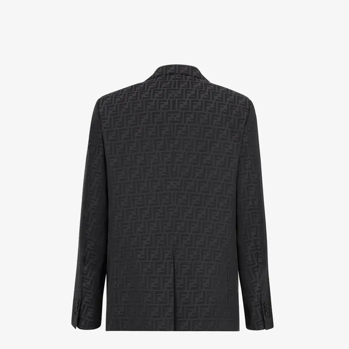 Fendi Jackets and Suits Jacket Black Fabric Blazer 8211 Men