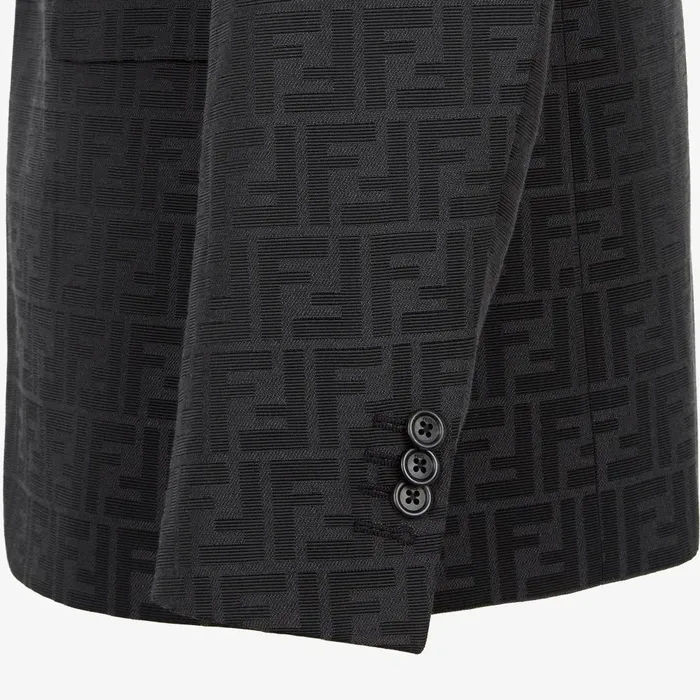 Fendi Jackets and Suits Jacket Black Fabric Blazer 8211 Men