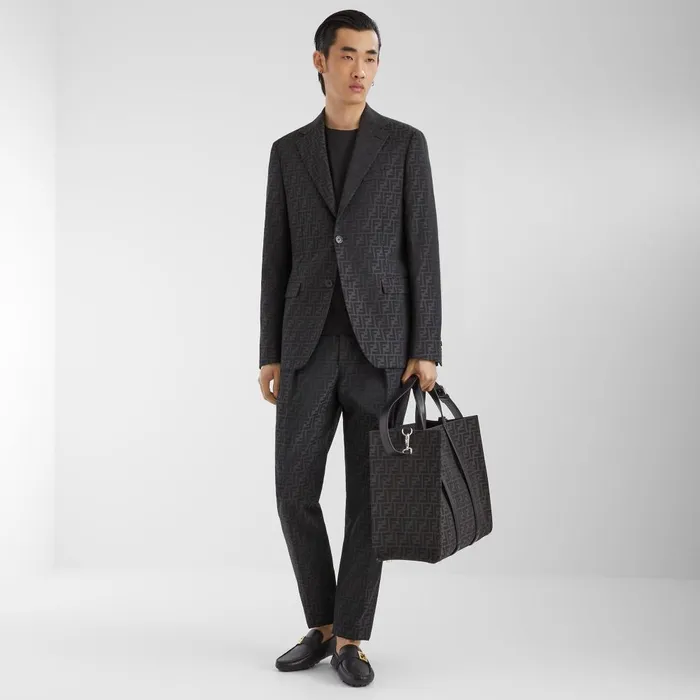 Fendi Jackets and Suits Jacket Black Fabric Blazer 8211 Men