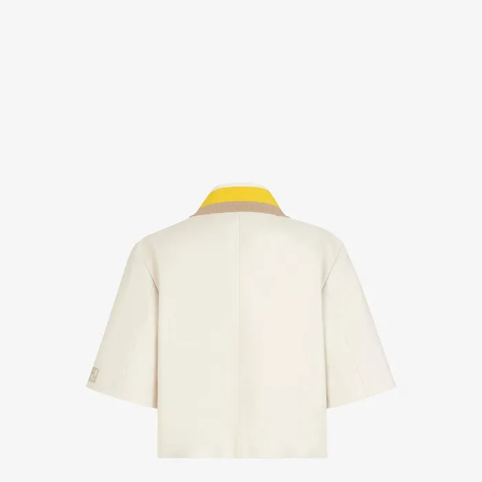 Fendi Jackets Jacket Beige Cotton Jacket 8211 Women
