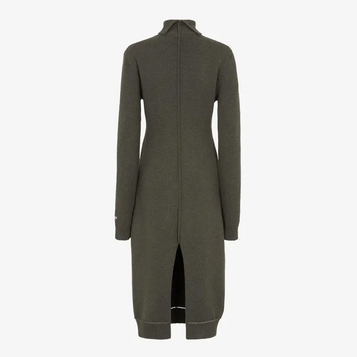 Fendi Knitwear Dress Dark Green Cashmere Dress 8211 Women