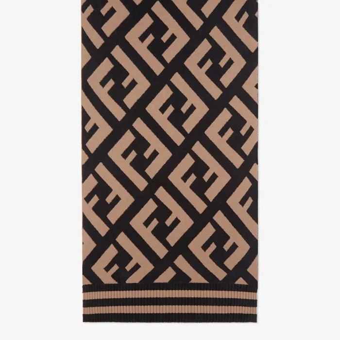 Fendi Scarves and Ponchos FF Scarf Multicolor Wool And Viscose Shawl 8211 Women Fendi Scarves and Ponchos FF Scarf Multicolor Wool And Viscose Shawl 8211 Women