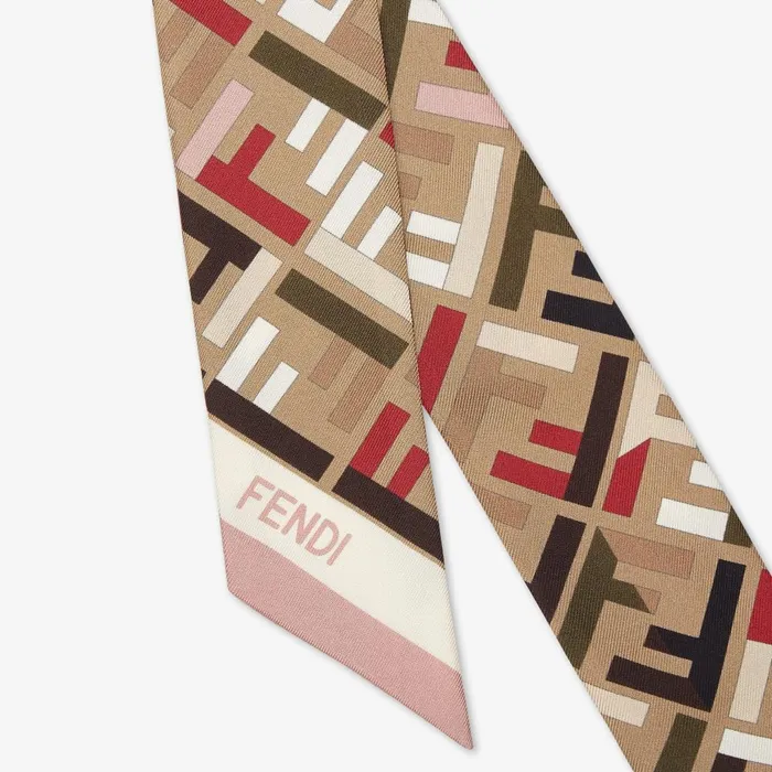 Fendi Silk Scarves Wrappy Chinese Valentines Day Limited Edition Bandeau 8211 Women