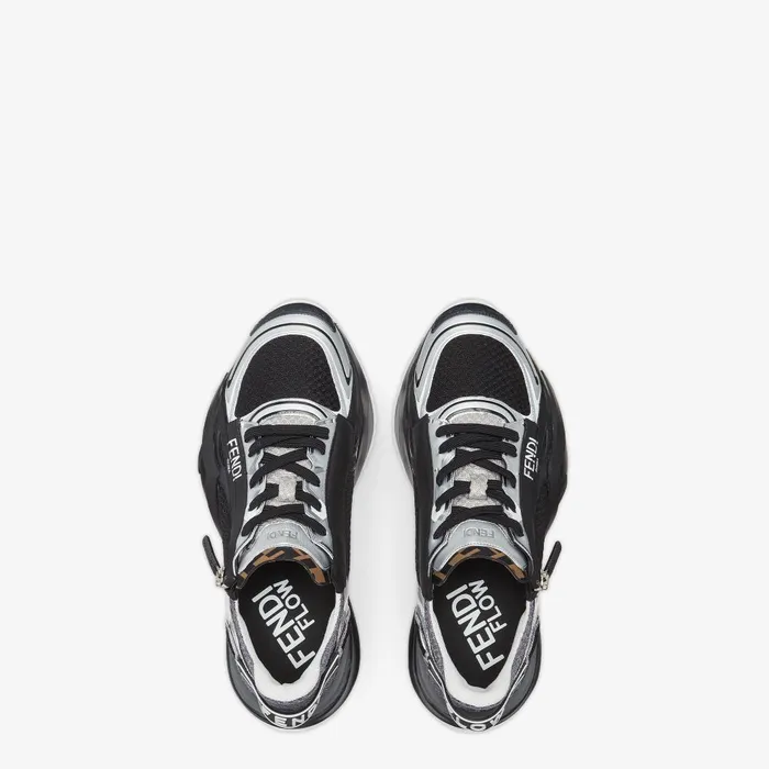 Fendi Sneakers Fendi Flow Sneakers Black Technical Mesh Running Sneakers 8211 Men