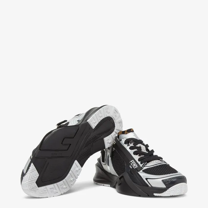 Fendi Sneakers Fendi Flow Sneakers Black Technical Mesh Running Sneakers 8211 Men