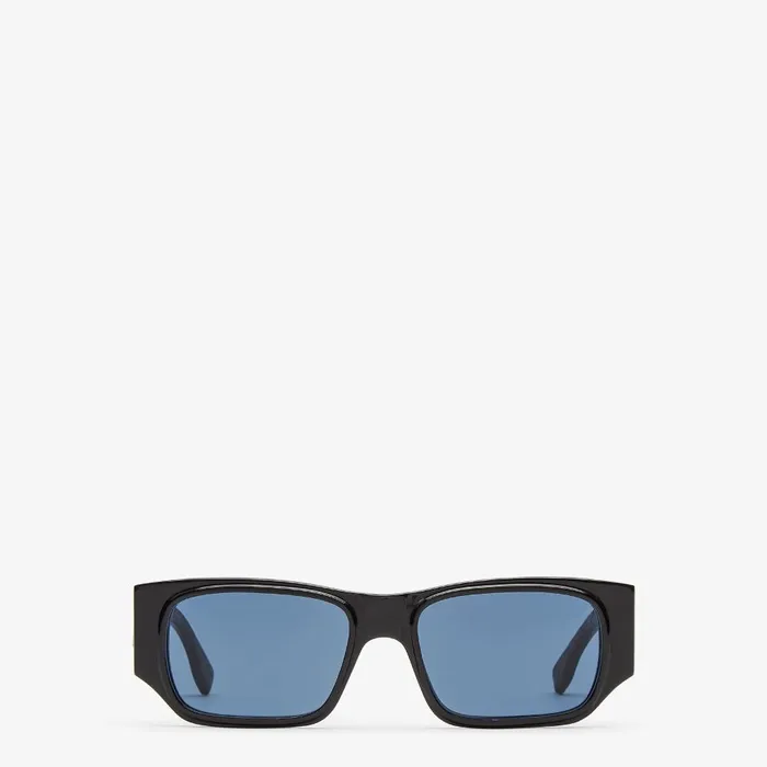 Fendi Sunglasses FF Squared Black Acetate Sunglasses 8211 Men