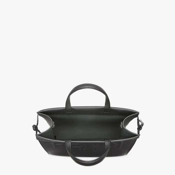 Fendi Tote Bags Fendi Roma Medium Go To Shopper Black Leather Bag 8211 Men