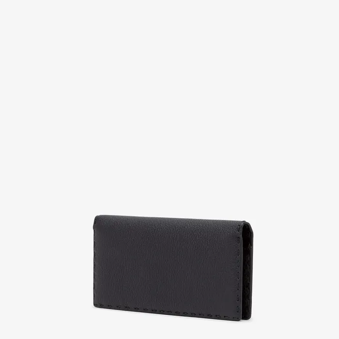 Fendi Wallets Selleria Wallet Black Leather Wallet 8211 Men