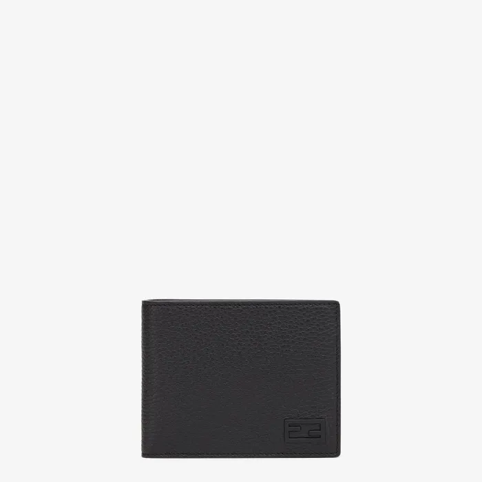 Fendi Wallets Wallet Black Leather Bifold Wallet 8211 Men