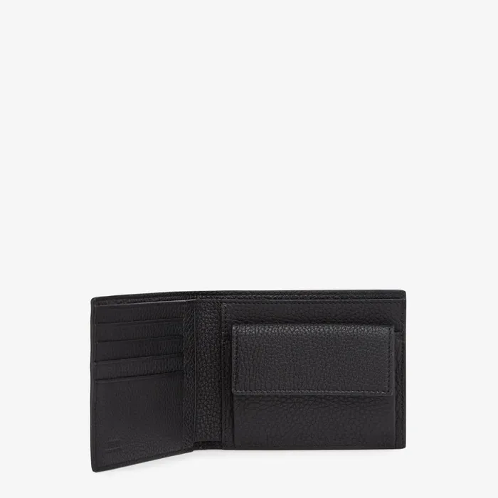 Fendi Wallets Wallet Black Leather Bifold Wallet 8211 Men