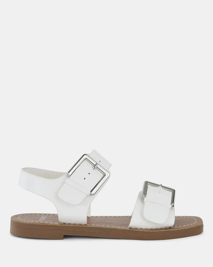 Flat Sandals NOVO Shoes Women TIERNEY WHITE Strappy Sandals
