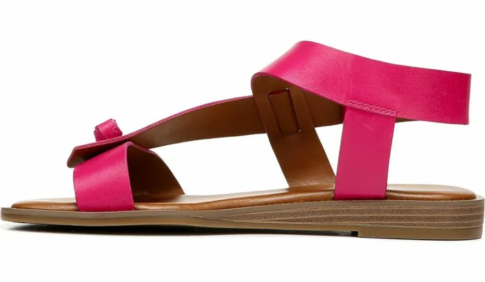 Flat Sandals Women Franco Sarto Franco Glenni Sandal Fuschia Leather