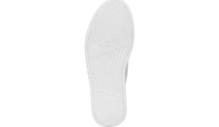 Flat Sandals Women Franco Sarto Sarto Zoe Slide Sandal White Leather